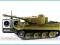 CZOŁG GERMAN TIGER I DESERT- skala 1:16 DYM, KULKI