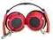 SŁUCHAWKI ARKAS LKT-B62 CZERWONE