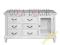KOMODA BIAŁA styl kolonialny  60G760 szafka RETRO