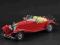 Retro MERCEDES 500K Special Roadster 1935 Red 1/24