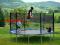 Markowa TRAMPOLINA SkyFlyer 12FT 366cm + akcesoria