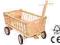 ŚREDNI NOWY DREWNIANY WÓZEK  Z CERTYFIKATEM 24S-07
