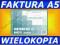Druk Faktura VAT brutto  A5 80K wielokopia  #010