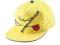 H&M czapka z daszkiem żółta 6-8 lat 52 cm