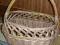 Stary KOSZYK WIKLINOWY  - UNIKAT -  PRL lata 70-te