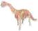 PUZZLE PRZESTRZENNE DREWNIANY BRACHIOSAURUS /6402