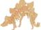 Puzzle drewniane_ Stegosaurus_Dinozaur