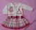 Śliczny Komplet swetr i spódnica Kids Club r.86/92