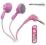 Słuchawki Douszne aircoustic EAR BUDDY PINK HOT