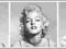 MARILYN MONROE - FOTO TRYPTYK - plakat 91.5x30.5cm