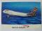 Pocztówka 747-400 linii lotniczej BRITISH AIRWAYS
