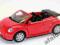 VOLKSWAGEN NEW BEETLE CZERWONY 1:24 WELLY KOLEKCJA