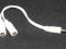 3 PIN ADAPTER ROZGAŁĘŹNIK MINI JACK  3.5mm