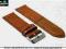 PASEK DO ZEGARKA 24 mm DILOY P205.08.24 BRĄZOWY