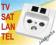 Gniazdo RTV, SAT, LAN i telefon   NOWOŚĆ -SIGNAL