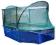 Trampolina 9,3 x 17 ft PRO (2,8 x 5,1m) z siatką