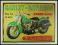 HARLEY DAVIDSON DUO-GLIDE 74 OHV METALOWY PLAKAT