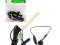 Zestaw mini Skype słuchawka douszna z mikrofonem