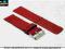 PASEK DO ZEGARKA 24 mm DILOY 327.24.4 CZERWONY