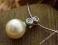 CHOPIN - srebrny wisiorek z perłą i cyrkoniami