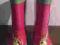 buty kalosze gumowce roz 24 wkł 16cm stan bdb
