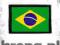Naszywka FLAGA BRAZYLIJSKA