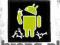 Naszywka ANDROID EATS APPLE 02