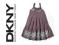 DKNY Donna Karan sukienka HAFT 8T 134cm brąz