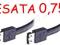 Kabel ESATA - ESATA e-sata et-9083 0,75 m Łódź fv