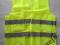 KAMIZELKA ODBLASKOWA ostrzegawcza, samochód, rower