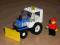 LEGO traktor - pług 6524 z 1988 roku UNIKAT