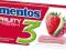 MENTOS 3D TRUSKAWKA JABŁKO MALINA GUMA DO ŻUCIA 14