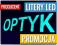 LITERY 3D LED, REKLAMA ŚWIETLNA NAPIS OPTYK 50CM
