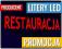 LITERY LED REKLAMA ŚWIETLNA NAPIS RESTAURACJA 30CM