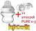 TOMMEE TIPPEE Butelka 150 ml + SMOCZEK Pure 0-3 !!