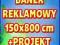 BANER REKLAMOWY 150 x 800 cm - z super projektem