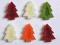 Boże Narodzenie - choinki filcowe 6 szt.