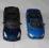 2 x Meisto Peugeot 206 Toyota skala 1/24 metalowe