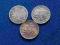 3 x 50 centi. Francja srebro 835/1000 7,36g (C'49)