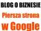 Sprzedam bloga - Biznes TOP3  w Google fv PR2