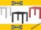 IKEA STOLIK LACK Czarny Biały Czerwony stół   55cm