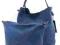 TOREBKA GWIAZD SHOPPER NOWY FASON GRANATOWA 2w1