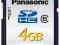 KARTA SDHC PANASONIC 4GB CLASS 6 od DRS