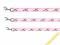TRIXIE DLA PSA MODERN SMYCZ ROSE HEART 10MM 15268