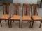 Komplet krzeseł dębowych __ po renowacji