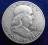 Srebrny srebrna moneta half dolar 1958 D USA