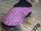 Pelo*** Bluza sportowa fioletowa w ciapki, dzety