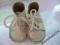BUTY BUCIKI NIEMOWLĘCE 12 SKÓRA RĘCZNIE SZYTE NOWE