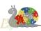 PUZZLE ŚLIMAK CYFRY