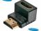 Adapter Kątowy HDMI 1080p 24K Wtyk Kąt 90 Full HD
